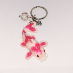 Handmade Resin Koi Fish Keychain
